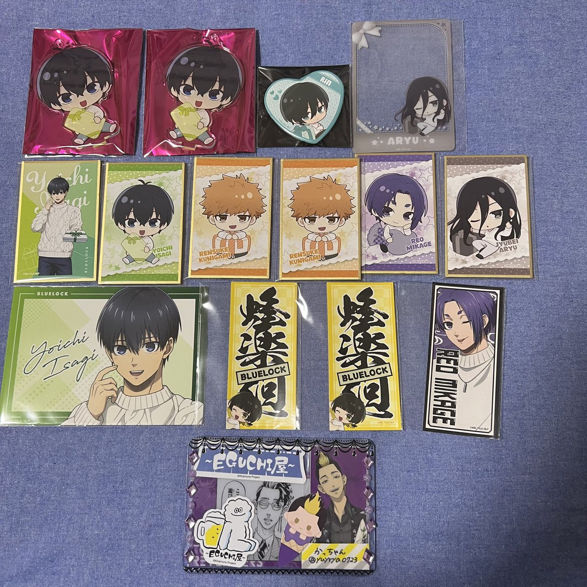 yuyrya0723's tweet photo. 【交換】ブルーロック ブルロ エゴイスティックモール

譲→潔、蜂楽、國神、玲王、凛、蟻生

求→同異種冴、凪

郵送または明日池袋手渡し可能です。
お気軽にお声掛けください。 https://t.co/MoD4D6vLVz