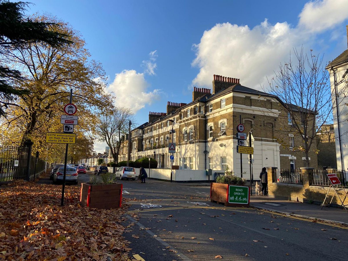 NewhamCyclists's tweet photo. What makes #WestHamParkLTN so great? It's the 1st time our council is improving the side streets AND the main road (Romford Road) at the same time! Our vision is that everyone deserves to walk &amp; cycle in safety on their street, no matter where in Newham they live. #WestHamPark https://t.co/Kq4JLjteB2