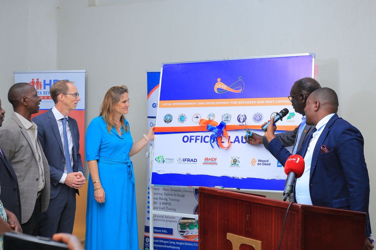 YARIDUganda's tweet photo. Official Launch of #LEADUganda!🎉
Yesterday, we kicked off a 5-year project focused on building #resilience across 6 refugee settlements. We're proud to enter this new #Coalition dedicated to #Localisation, #Collaboration, & #SharedPower.
👉Learn more https://t.co/xtueC0VGPS https://t.co/L0wiEqLvgA