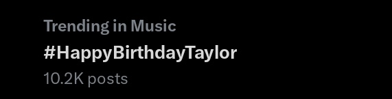 jaydenlovetaysf's tweet photo. 🚨| swifties we are currently trending can we reach 20k posts reply 10x with #HappyBirthdayTaylor and rt this tweet for visibility https://t.co/fp6BCtcyVP