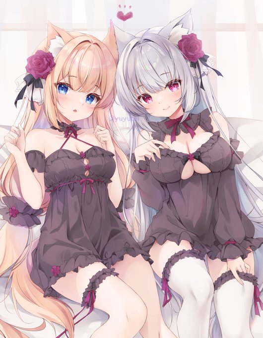 花音🧡紫音💜 