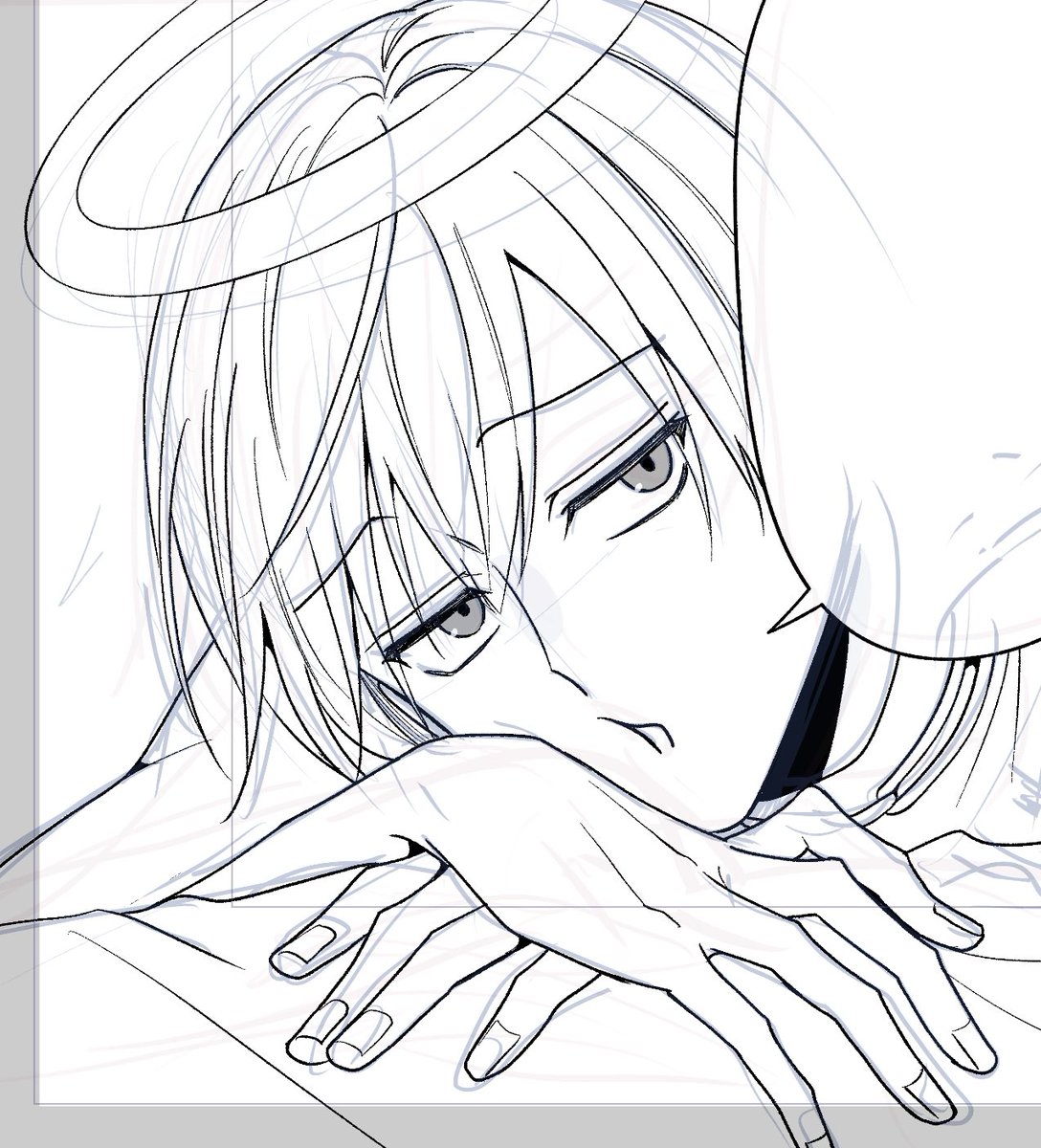 4話を描いている
#腐男子天使 