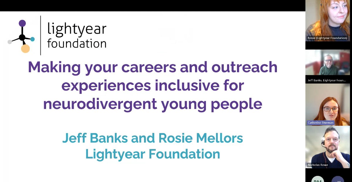 lightyear_fdn's tweet photo. Last week we had the pleasure of hosting a @TheTECode Webinar looking at ways you can foster a neuro-inclusive approach to effectively engage neurodivergent students. https://t.co/Vmp7kNgzBG