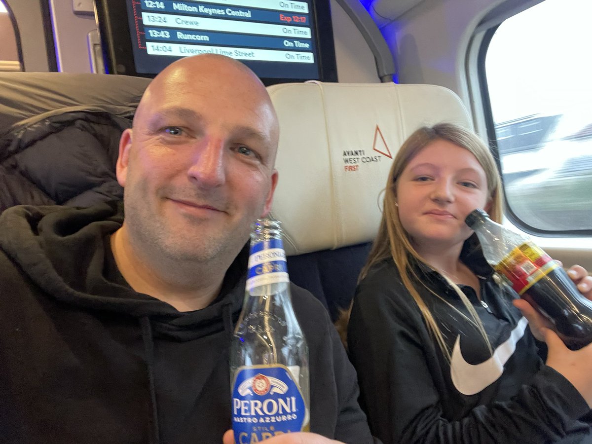 On the 🚂 to Liverpool for the weekend…up the fucking <a href="/FulhamFC/">Fulham Football Club</a> #FollowFulhamAway