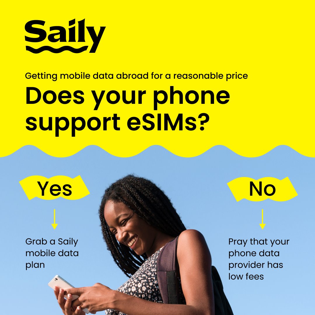Saily offers local mobile data plans that let you keep your phone number while traveling. Stay connected!