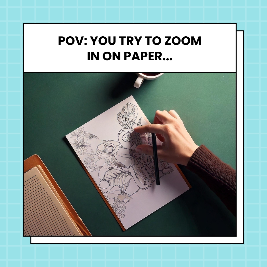 LearningCurveSA's tweet image. You know it’s time for a holiday when you try to enlarge a print image like you’d zoom in on your phone! 📱🖼️  It&apos;s a classic designer moment - realising you can&apos;t just pinch and spread your fingers on paper! 😂👇✨ 
#learningcurvesa #digitalera #techsavvy #graphicdesigner