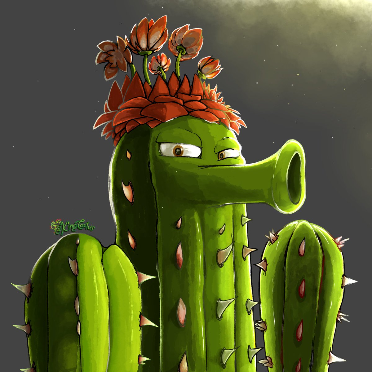 TheThingRed's tweet photo. ~`•"Alfileres rojos" 🪡

#thethingred
#nothingred
#plantsvszombiesfanart #pvz #plants https://t.co/f9zXO1fiWe