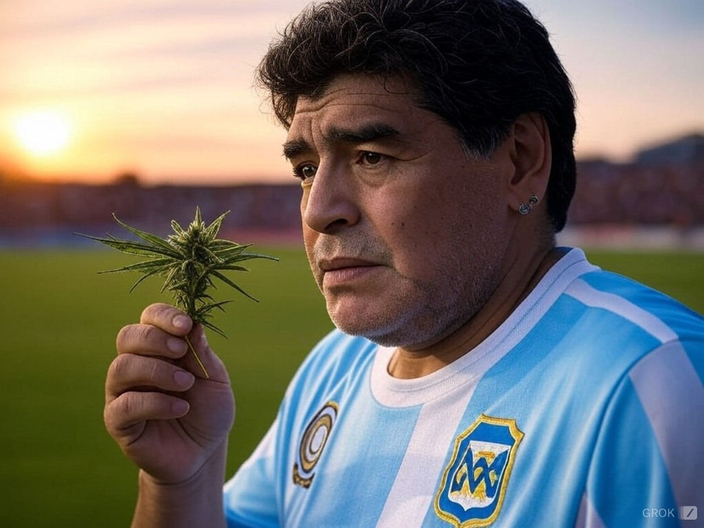 Dale like a este Maradona de la suerte para que no te falten flores en las fiestas: