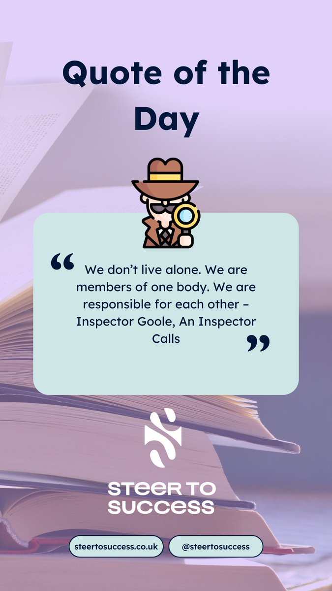 steertosuccess's tweet photo. Don’t leave learning quotations until the last minute! - to see these all in one place, follow us on Instagram where they’re in highlights for easy revision! #teamenglish #GCSEs #teachers #keyquotes #quotations https://t.co/z5M3a1oagL https://t.co/YtrpYhGwtb