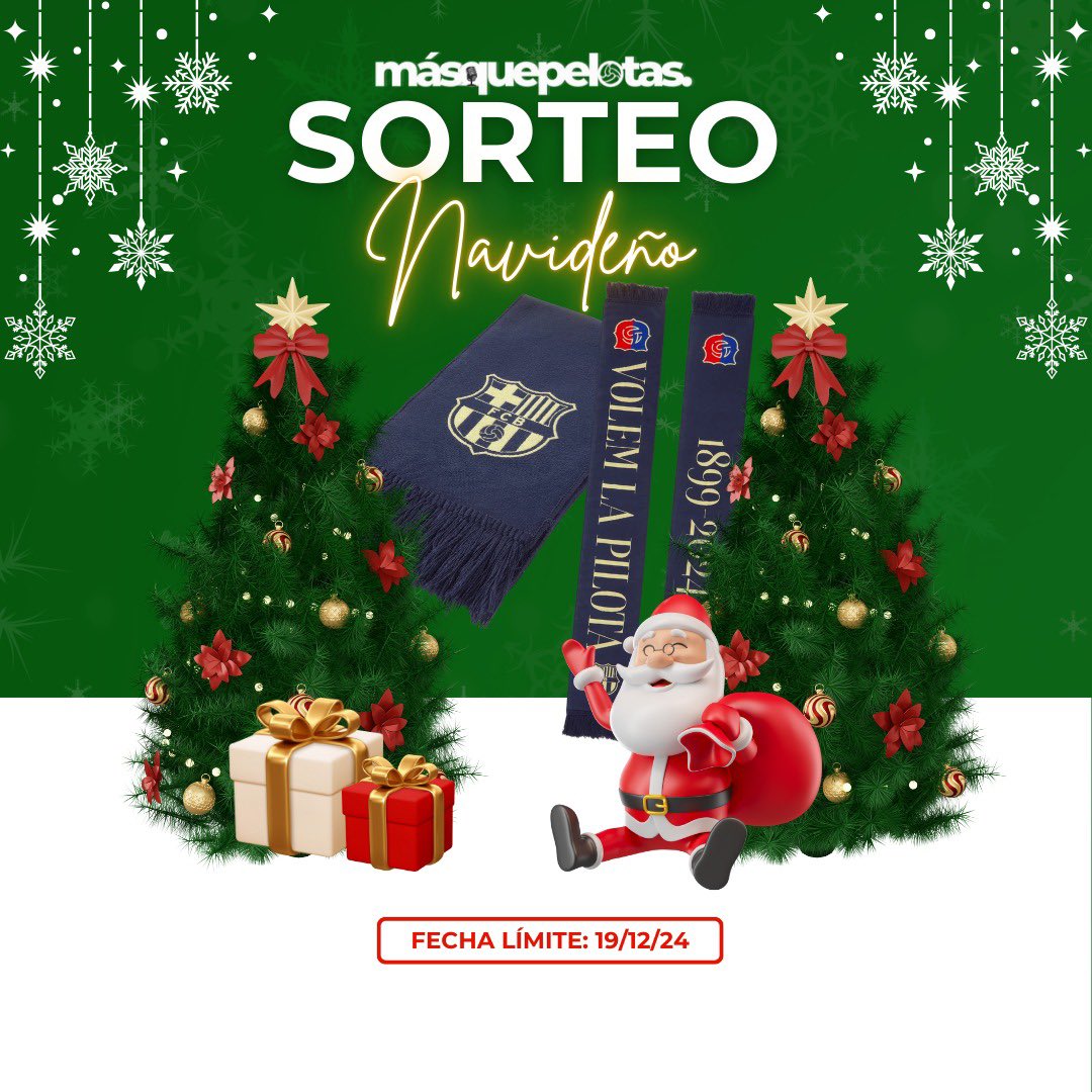 mas_que_pelotas's tweet photo. SORTEO NAVIDEÑO 🎄🎁 

Llévate la bufanda OFICIAL del 125 aniversario del #FCBarcelona y vive el invierno más BLAUGRANA 💙❤️

▪️Pasos a seguir:

• Sigue a esta cuenta y suscríbete nuestro canal de YouTube
• Darle LIKE y RT a este post 

▪️Más posibilidades:

• Comenta este tuit con la letra de un villancico 🎶 

¡MUCHA SUERTE A TOD@S! 🍀