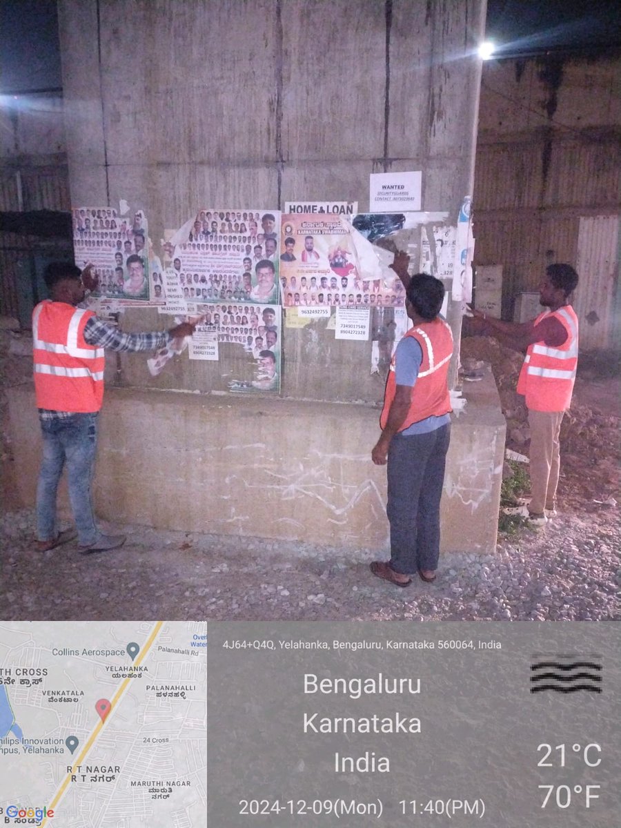 BCCCofficial's tweet photo. ಬಿಬಿಎಂಪಿ ಯಲಹಂಕ ವಲಯ ವ್ಯಾಪ್ತಿಯಲ್ಲಿ   ಅನಧಿಕೃತ ಫ್ಲೆಕ್ಸ್ / ಬ್ಯಾನರ್ ಗಳ ತೆರವು ಕಾರ್ಯಚರಣೆ ನಡೆಸಲಾಯಿತು. 

#BBMP #BBMPCares #bbmpchiefcommissioner #DKShivakumar #yelahanka #illegalbanner #flexremoval https://t.co/eWzH29d7er