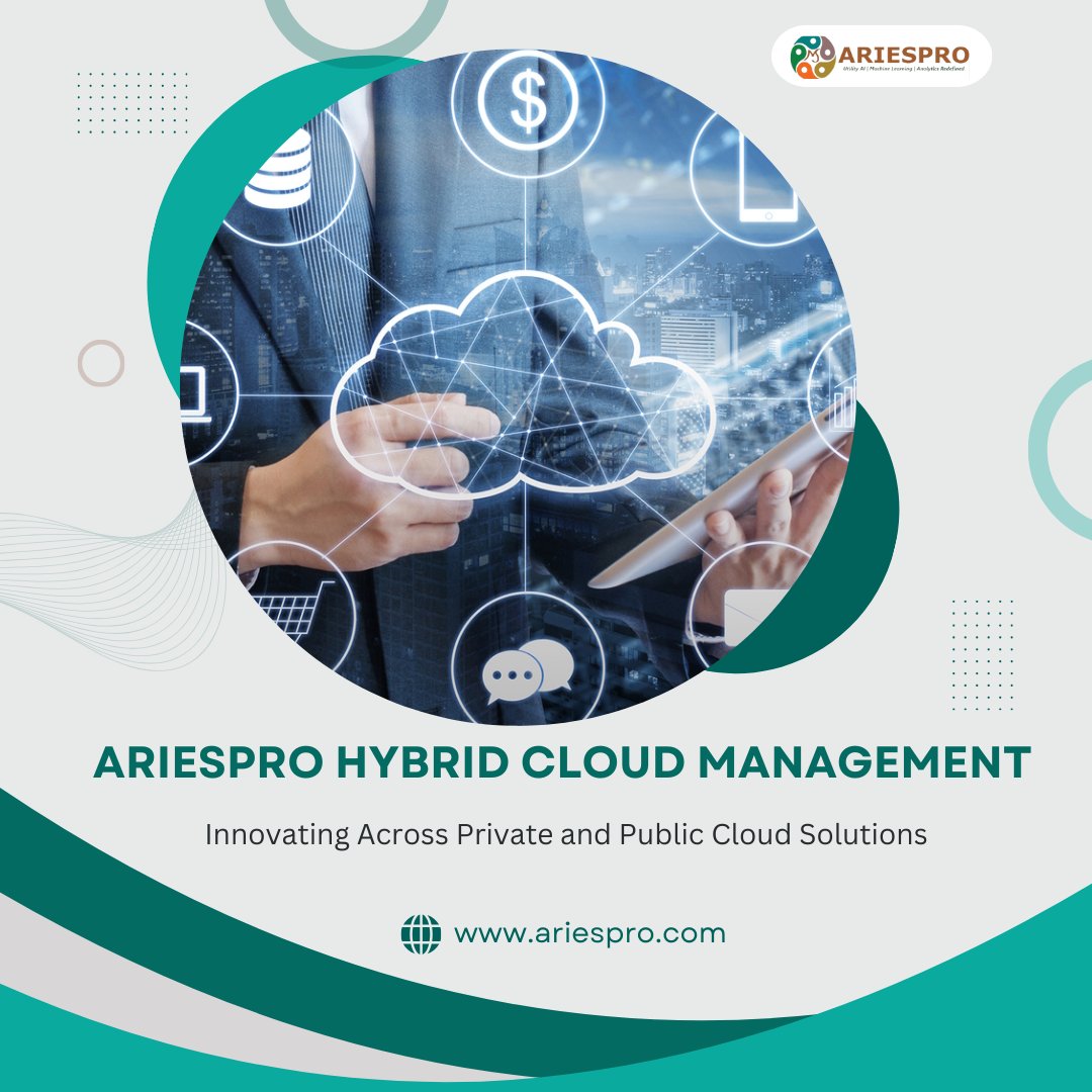 AriesProIT's tweet image. Simplify your cloud journey with AriesPro’s Hybrid Cloud Management! 

Know more : ariespro.com

#HybridCloud #CloudManagement #AriesPro #TechInnovation #CloudSolutions #DigitalTransformation #CloudOptimization #SmartTechnology #FutureOfIT #CloudInnovation #energy #iot