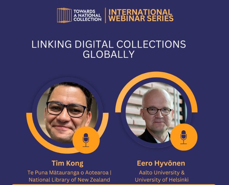 Towards a National Collection (@nat_collection) on Twitter photo 📣RECORDING NOW ONLINE!
Learn about digitalization projects in the Pacific & Finland and how #CulturalHeritage data & #DigitalCollection contents could be shared globally.
<a href="/digitalpasifik/">DigitalPasifik</a> <a href="/HelsinkiDH/">DH Helsinki</a> <a href="/AaltoUniversity/">Aalto University</a> <a href="/secoresearch/">Semantic Computing Research Group</a> <a href="/helsinkiuni/">University of Helsinki</a>
🔗ow.ly/2Bqp50UqzIg 📣RECORDING NOW ONLINE!
Learn about digitalization projects in the Pacific & Finland and how #CulturalHeritage data & #DigitalCollection contents could be shared globally.
<a href="/digitalpasifik/">DigitalPasifik</a> <a href="/HelsinkiDH/">DH Helsinki</a> <a href="/AaltoUniversity/">Aalto University</a> <a href="/secoresearch/">Semantic Computing Research Group</a> <a href="/helsinkiuni/">University of Helsinki</a>
🔗ow.ly/2Bqp50UqzIg