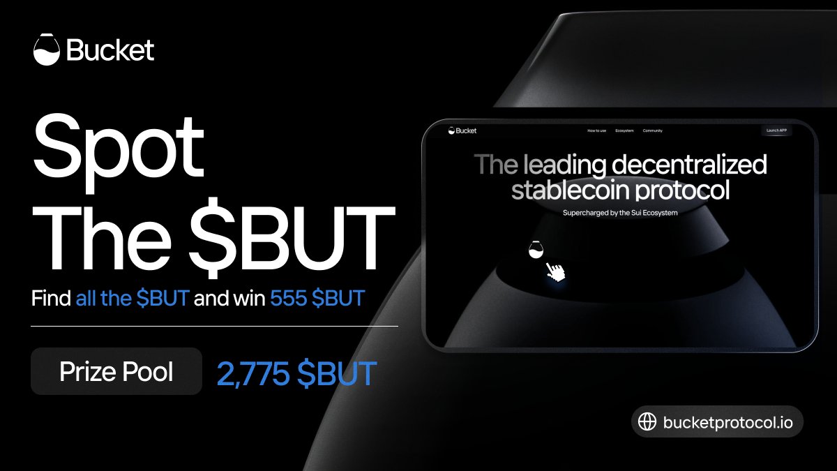 Bucket Protocol 🪣 tweet media