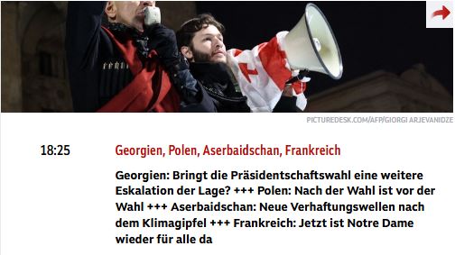 Georgien ist am Weg zum Polizeistaat, vor der Präsidentschaftswahl herrscht Endzeitstimmung, sagt der in Tbilisi lebende Forscher Florian Mühlfried im #ö1-#Europajournal. Regierung bereite sich auf eine Welt vor, in der Moskau den UA-Krieg gewonnen hat.
sound.orf.at/podcast/oe1/oe…