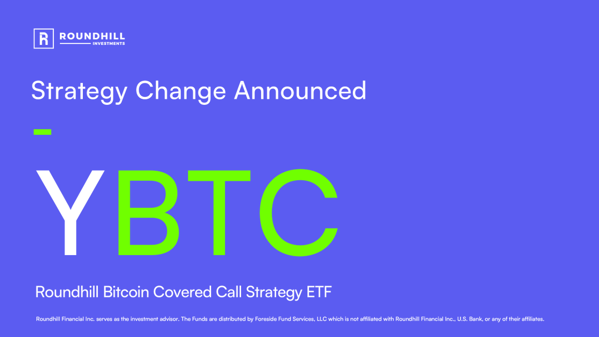 📣 UPDATE: The Roundhill Bitcoin Covered Call ETF $YBTC intends to make  weekly distributions to shareholders starting in January 2025. In addition,  the Fund will now trade options on spot bitcoin ETFs