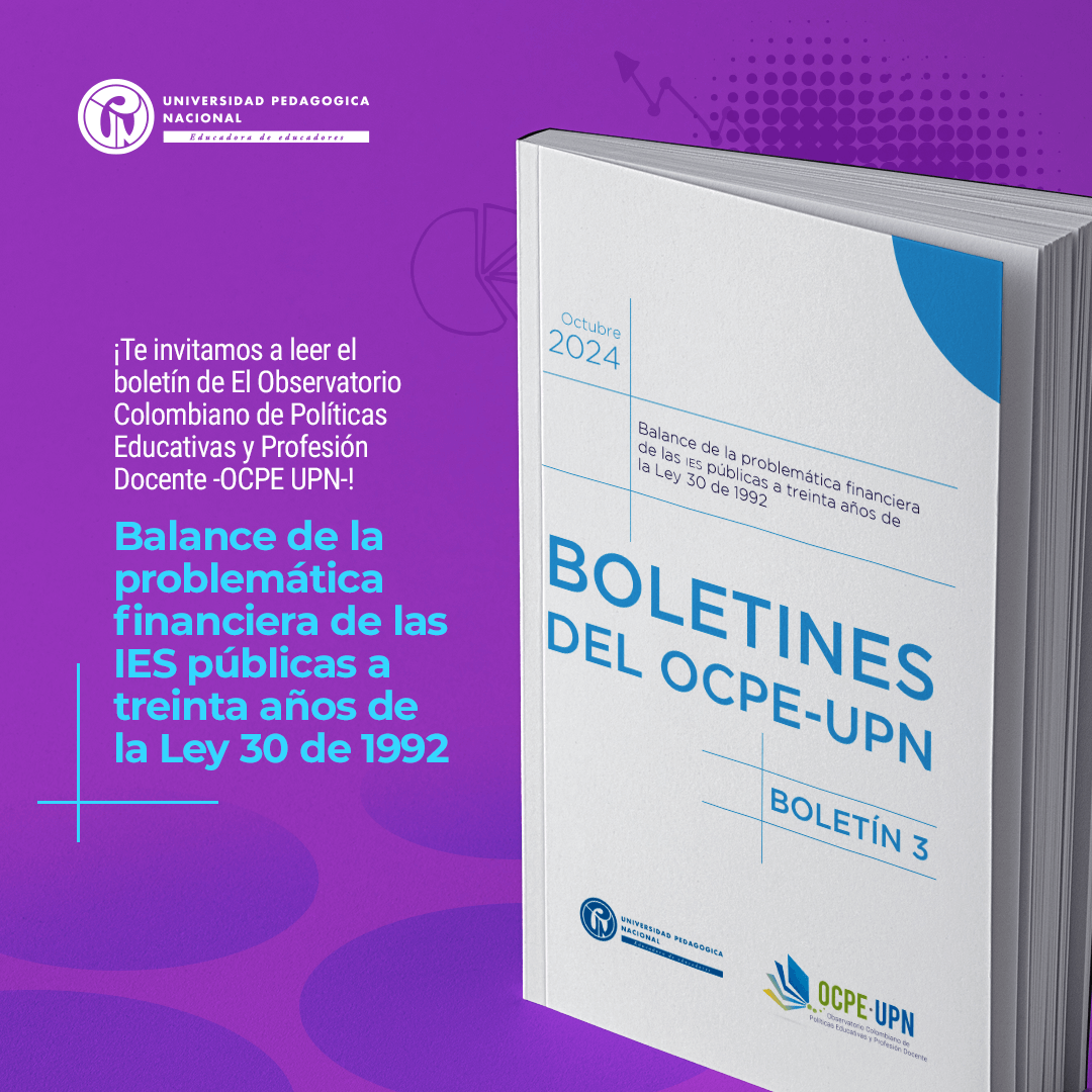 comunidadUPN's tweet photo. 📢 A 30 años de la Ley 30, el #OCPE UPN analiza la crítica problemática financiera de las #IES públicas y las urgentes reformas necesarias. Descubre los nuevos boletines y profundiza en la realidad presupuestal de nuestra educación. Consulta aquí 👉https://t.co/VGl7peVMBO https://t.co/JO8bqh3Q8y