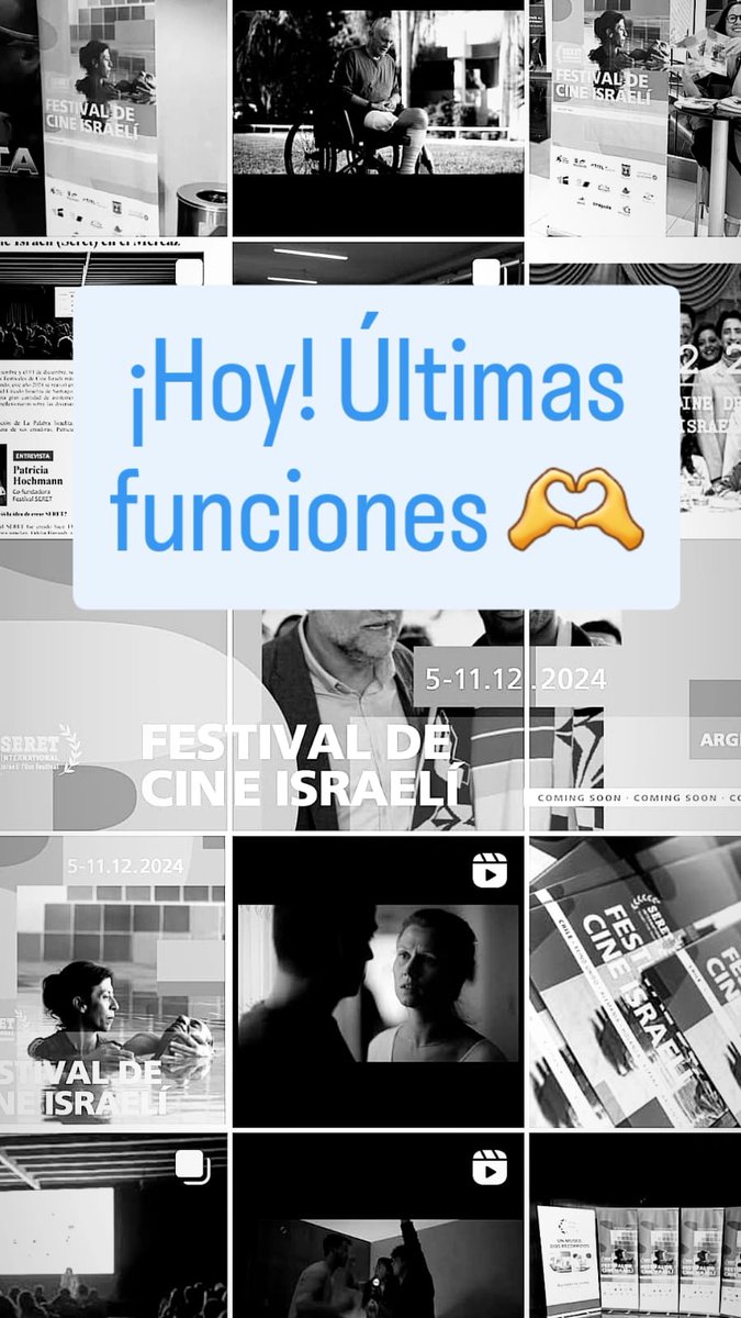 Hoy se exhiben las últimas películas de nuestro Film Festival y esperamos una gran convocatoria en <a href="/cinepolisarg/">Cinépolis Argentina</a> Recoleta. Cerremos como corresponde esta gran fiesta cinematográfica que nos ha entregado historia, drama y entretención. ¡Todavía hay tiempo! Nos vemos en el cine 😎