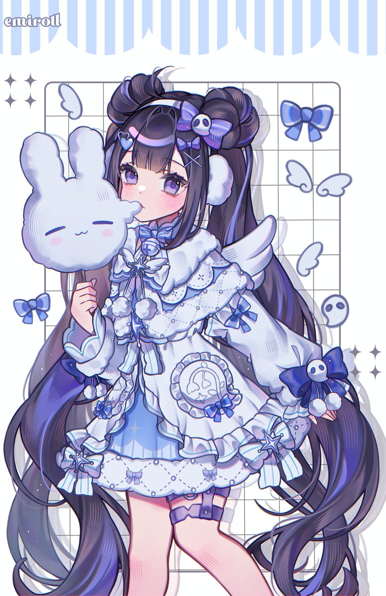 ❄️👻 commission artwork for @🌟.erisa #Commission #anime #art #illustration  #digitalart #cute, image size:778x1200