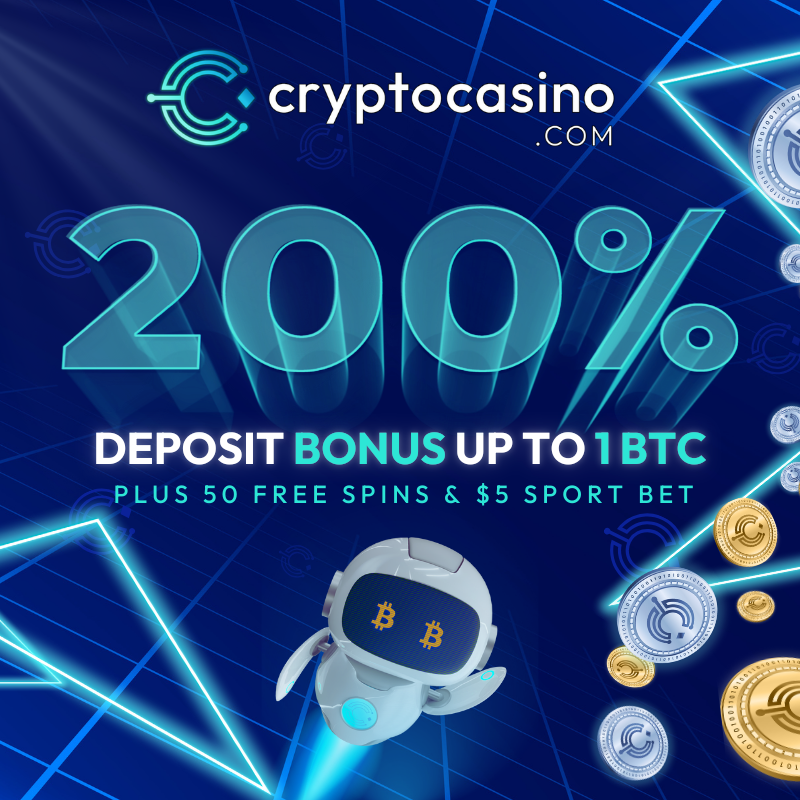 CryptoCasino's tweet photo. https://t.co/9VO6J8GT4Y the home of Crypto Betting 

🎲5,000+ of the best #casino games 
⚽️Premium crypto sportsbook with streaming 
🌑20+ coins to bet with from $SOL to $PEPE 

🤩All new players get a 200% Welcome #Bonus up to 1 BTC &amp; 50 free #slot spins!

#CryptoCasino #Web3 https://t.co/cxLc9xi5et