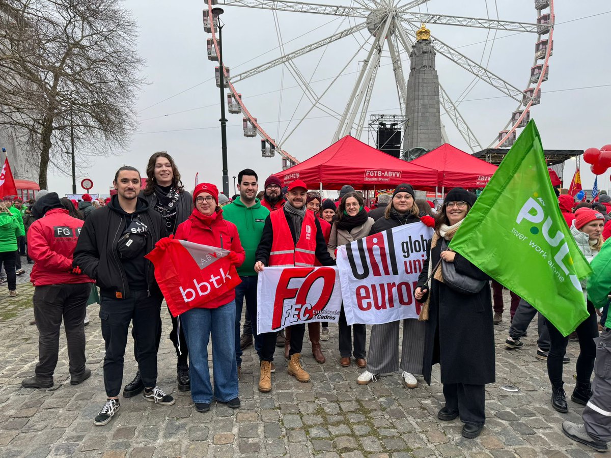 UNIYouthGlobal (@uni_youth) on Twitter photo Area IV 🇫🇷🇧🇪🇱🇺🇳🇱 of <a href="/UNI_Europa/">UNI Europa</a> mobilizes in Brussels with our Belgian unions
👉🏼to end austerity measures
👉🏽fight the increase in the cost of living
👉🏾fight restricted access to a minimal pension
👉🏿fight flexibilization and worsening work conditions Area IV 🇫🇷🇧🇪🇱🇺🇳🇱 of <a href="/UNI_Europa/">UNI Europa</a> mobilizes in Brussels with our Belgian unions
👉🏼to end austerity measures
👉🏽fight the increase in the cost of living
👉🏾fight restricted access to a minimal pension
👉🏿fight flexibilization and worsening work conditions