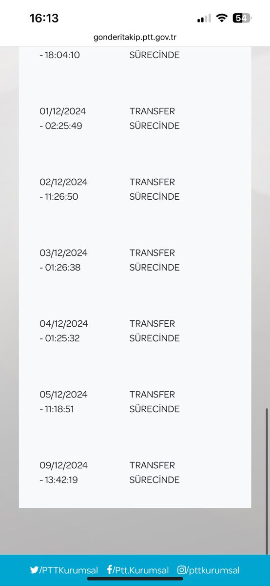 pnrtzc's tweet photo. @PTTKurumsal  25 Kasim’dan beri gonderim transfer surecinde! Lutfen ama lutfen yetkili biri benimle iletisime gecebilir mi??? !!!!! https://t.co/Vm8Noos8OL