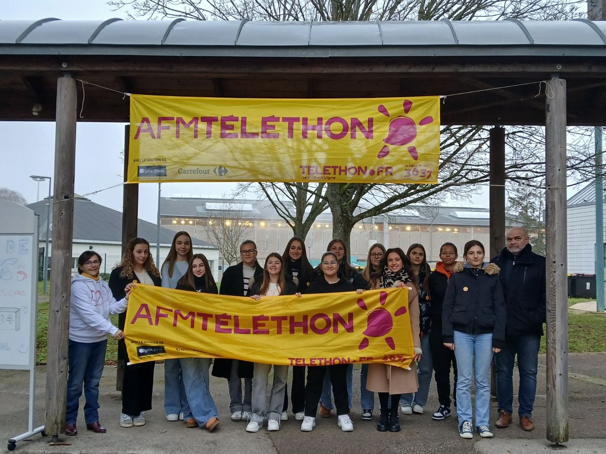 A l'initiative des élèves du CVL, e lycée se mobilise pour le Téléthon.