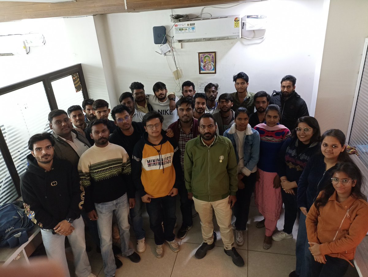 GautamMKGarg's tweet photo. 🎉 Successful WordPress Hisar Meetup at Kodu!

30 first-time WordPress enthusiasts learned to create their first pages &amp; forms. 

Excited to welcome our new community speakers:
@ImParveender
@ervarungoyal

#WordPress #WordPressHisar #WebDevelopment #Learning #WordPressMeetup https://t.co/UsWlTvoEwa