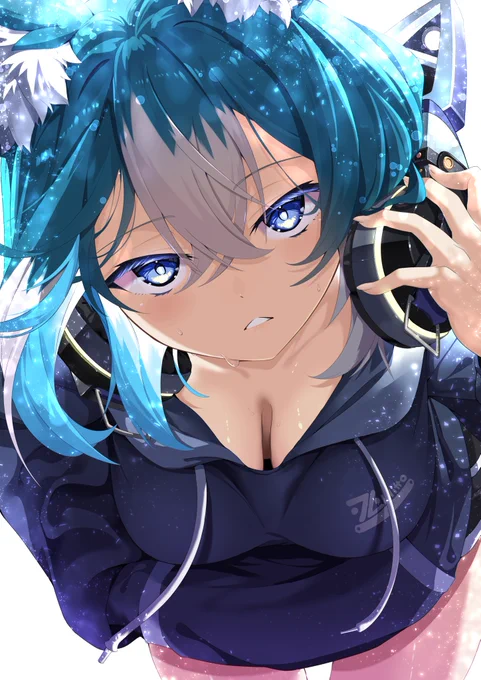 [左子ちゃん] 好耶!完成了!!!終於有空可以畫完爽圖了!!! 最近在幹的大事也快要可以公開講了!! PIXIV: #女の子 #かわいい #おっぱい #萌え #けものみみ #オリジナル