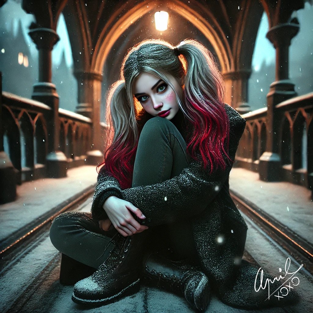 DeniedBySystem's tweet photo. Winter whispers secrets, and I’m here to listen—between saving the world and my favorite socks. ❄️🖤 #FrostedMood #CozyGothVibes #AprilXOXO https://t.co/y28CpV6jox