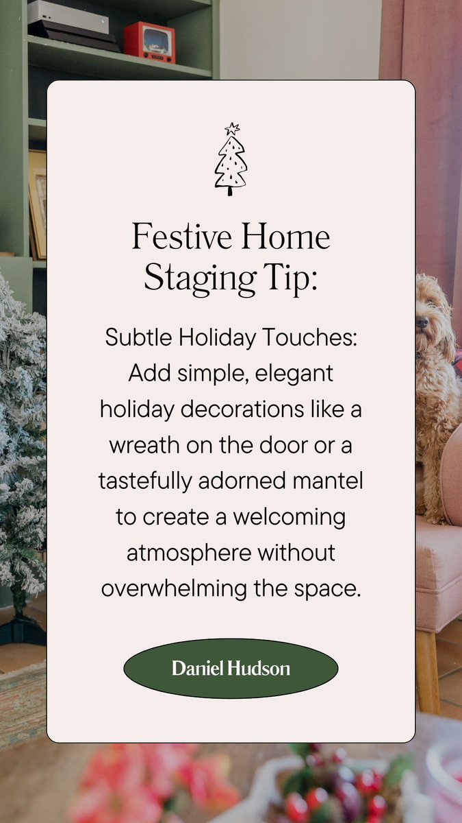 pplmvr89's tweet photo. Enhancing your home's appeal is crucial when selling. Remember to sprinkle in some festive touches for added allure. #HomeStaging #HolidayCharm #Pplmvr https://t.co/DsTBAjeiWm