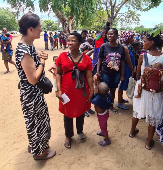 @unicefNamibia Dep Representative <a href="/toshikotakaley/">toshiko takahashi leyland</a> interacting with mothers and their children at a health outreach facilities in  Gava village in Kavango West