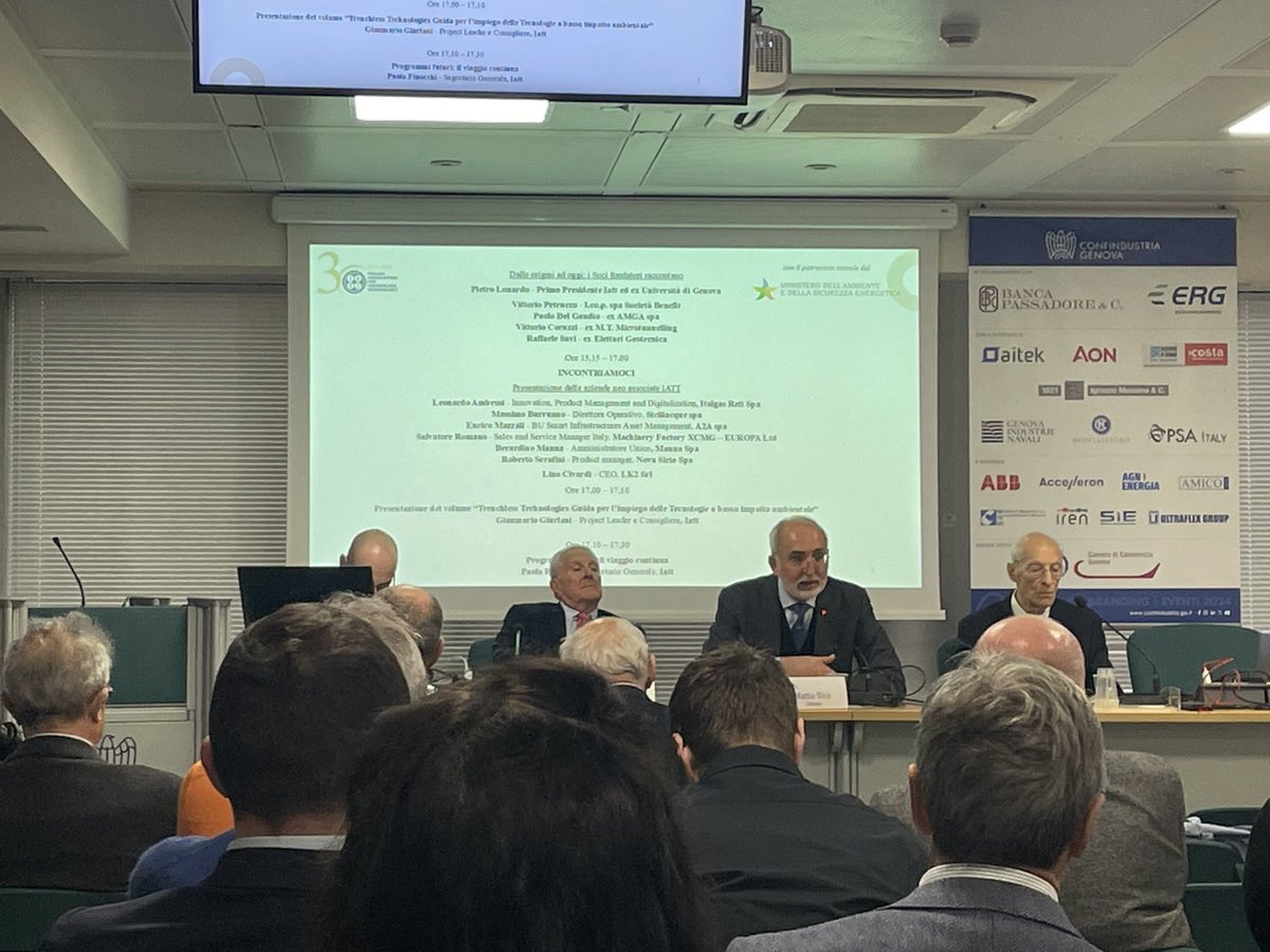 Buona parte delle #retiidriche dovranno essere sottoposte a manutenzione e su questo le #trenchless technology potranno fare molto. Dovremo anche effettuare investimenti medi intorno ai 5 miliardi sottolinea #MattiaSica <a href="/UTILITALIA/">Utilitalia</a> al trentennale di <a href="/IATT1994/">IATT</a>