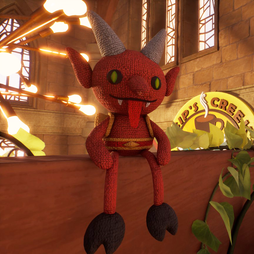 LifeIsStrange's tweet photo. We hope you’ve all been well behaved this year 🎅👺🎄🐐 https://t.co/XKiWtILIjh