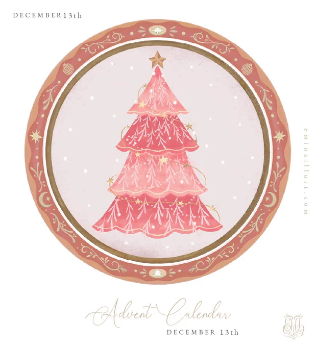 Advent Calendar illustration December 13th#MerryChristmas2024#AdventCalendar 