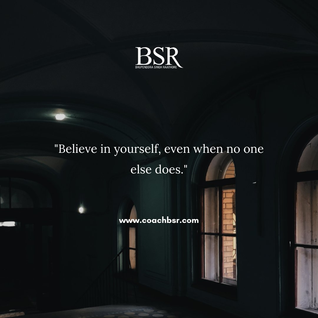 coachbsr's tweet photo. Believe in yourself, even when no one else does.
#PositiveStepsForward #TransformWithCoachBSR #CoachBSR https://t.co/kPM9D8O5QE