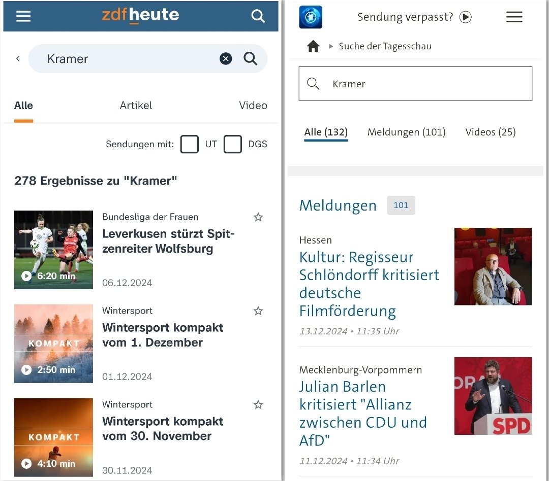 Warum verschweigen <a href="/tagesschau/">tagesschau</a> und <a href="/ZDFheute/">ZDFheute</a>, dass es im Thüringer Landtag zu einem Untersuchungsausschuss in der #Kramergate Affäre kommt? #ReformOerr #OerrBlog