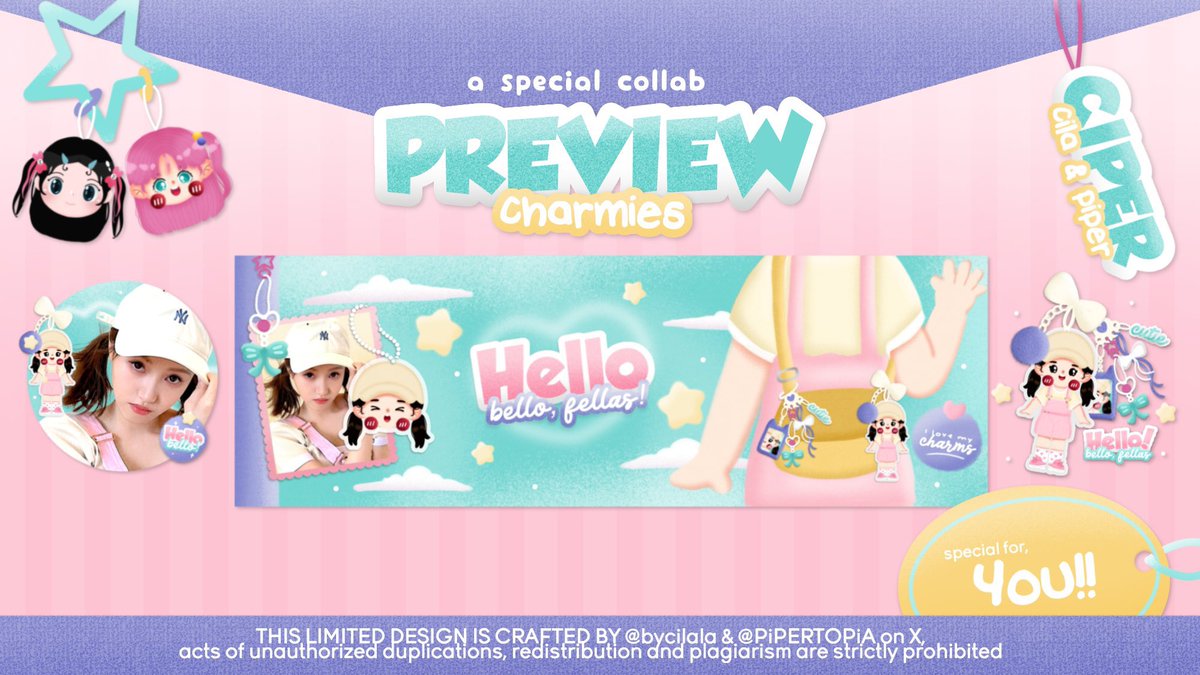 ┈─ 𝜗𝜚. help repost?  𓂃 🦭🐣 

hereby present a special mail from <a href="/bycilala/">‧˚꒰🦭꒱ CiLALA</a> &amp; @PiPERTOPiA ; 𝗖𝗛𝗔𝗥𝗠𝗜𝗘𝗦 ! boleh ospekin layout nya dulu sebelum kami open ? do tell jika ada kesamaan dengan BA lain kkay?

𐔌   .   #zonauang #zonaba .ᐟ  ֹ   ₊ ꒱