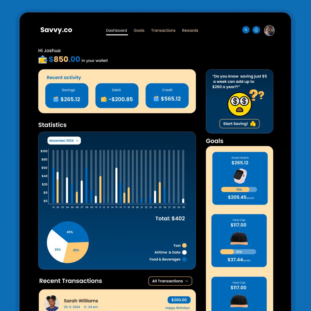 Rayohhhh's tweet photo. Did you say dashboard but make it playful?
Here you go!
Day 09/30days UI challenge!
A or B?
#ui #designers #DesignInspiration #Tech4All #figma #WebsitDesign https://t.co/FvhvS63cRa