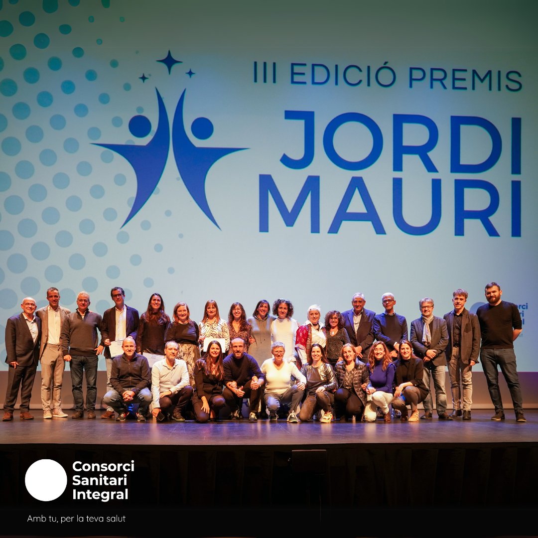ConsorciCSI's tweet photo. 🎉 Ahir es van lliurar els III #Premis Jordi Mauri del CSI, que reconeixen la #qualitat, la #millora contínua i les bones pràctiques dels nostres professionals. Enhorabona! 👏🎊
👉https://t.co/zNx76pm0ZS
#somCSI #talent #excel·lència https://t.co/0oTqJQTENE