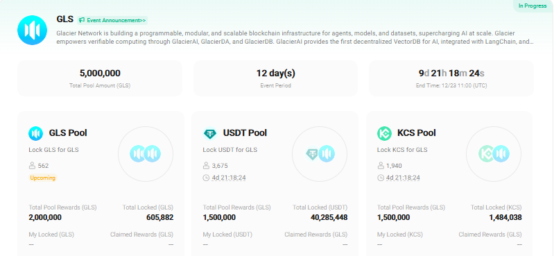 hachiro_suzuki's tweet photo. Mark the date Dec 18 as $GLS coin can be stake in the #KuCoin GemPool. For now stake your $KCS or $USDT for more winnings in the event 💰
Details:https://t.co/UmfJHhusGd
@Glacier_Labs #大神新作 #cryptotrading $SNX $BRISE #黒井しば3D $ORDI $AR $KAIA $SPEC $ALU #ベリアル $ALEO $X https://t.co/voJtJdiIgj