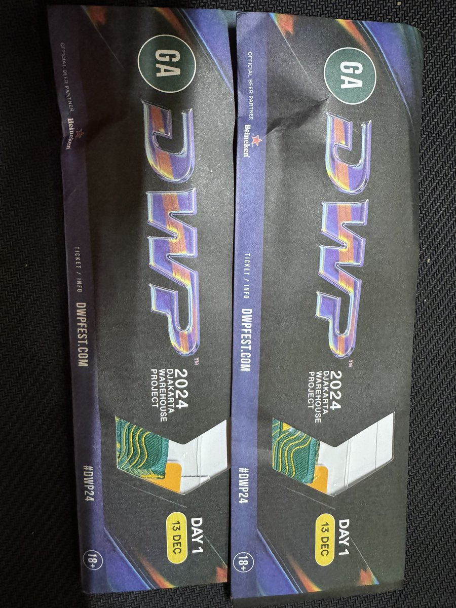 Gasyukco's tweet photo. WTS tiket DWP GA Day 1 (23 Desember 2024)

✅ GA
✅2 TIX
💰600k/tix

📍Cod Venue

#Dwp24 #DWP #TiketDWP #tiketdwp2024 #DWP24Jakarta https://t.co/imQyq8lvTk