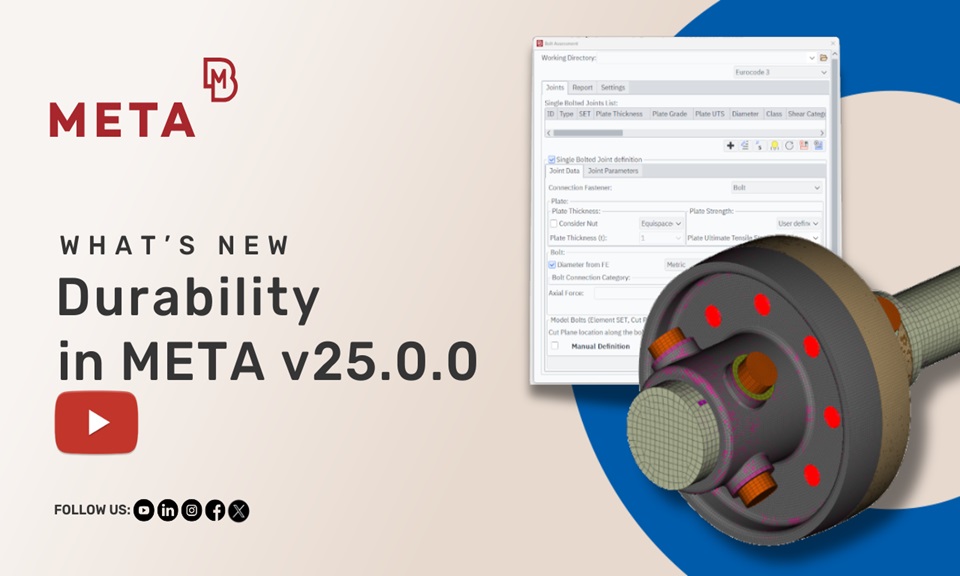 betacae's tweet image. 🆕 META post- processor v25.0.0 Durability updates!

Key updates are introduced in META v25.0.0 for Durability analysis.

📽️ Watch the video: lnkd.in/d-78H-7P

#METAv25 #Durability #EngineeringSimulation #BETACAE #PhysicsOnScreen