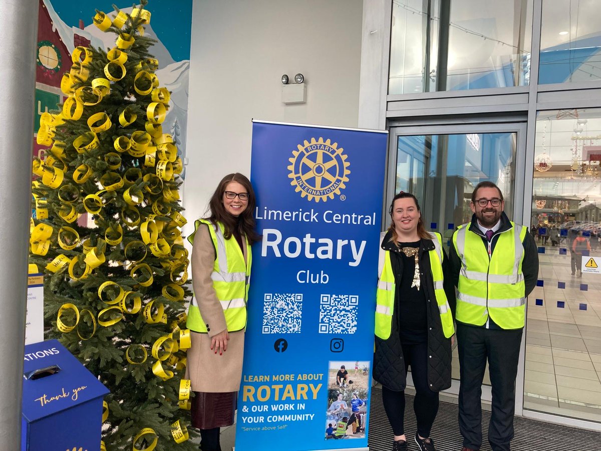 Limerick Central Rotary (@limerickrotary) on Twitter photo Another great week at the Remembrance Tree in <a href="/Crescent_SC/">Crescent Shopping Centre</a> with <a href="/DorasIRL/">Doras</a> <a href="/DSLimerick/">Down Syndrome Limerick</a> <a href="/LimerickMHA/">Limerick Mental Health Association</a> <a href="/StMunchinsCC/">St. Munchin's Community Centre - Kileely, Limerick</a> . Huge thanks to everyone who has already put a ribbon on our tree and kindly donated 🙏Drop by tonight from 7pm for another performance by the amazing <a href="/U_G_C_L/">UnityGospelChoirLimk</a> 🎄 Another great week at the Remembrance Tree in <a href="/Crescent_SC/">Crescent Shopping Centre</a> with <a href="/DorasIRL/">Doras</a> <a href="/DSLimerick/">Down Syndrome Limerick</a> <a href="/LimerickMHA/">Limerick Mental Health Association</a> <a href="/StMunchinsCC/">St. Munchin's Community Centre - Kileely, Limerick</a> . Huge thanks to everyone who has already put a ribbon on our tree and kindly donated 🙏Drop by tonight from 7pm for another performance by the amazing <a href="/U_G_C_L/">UnityGospelChoirLimk</a> 🎄