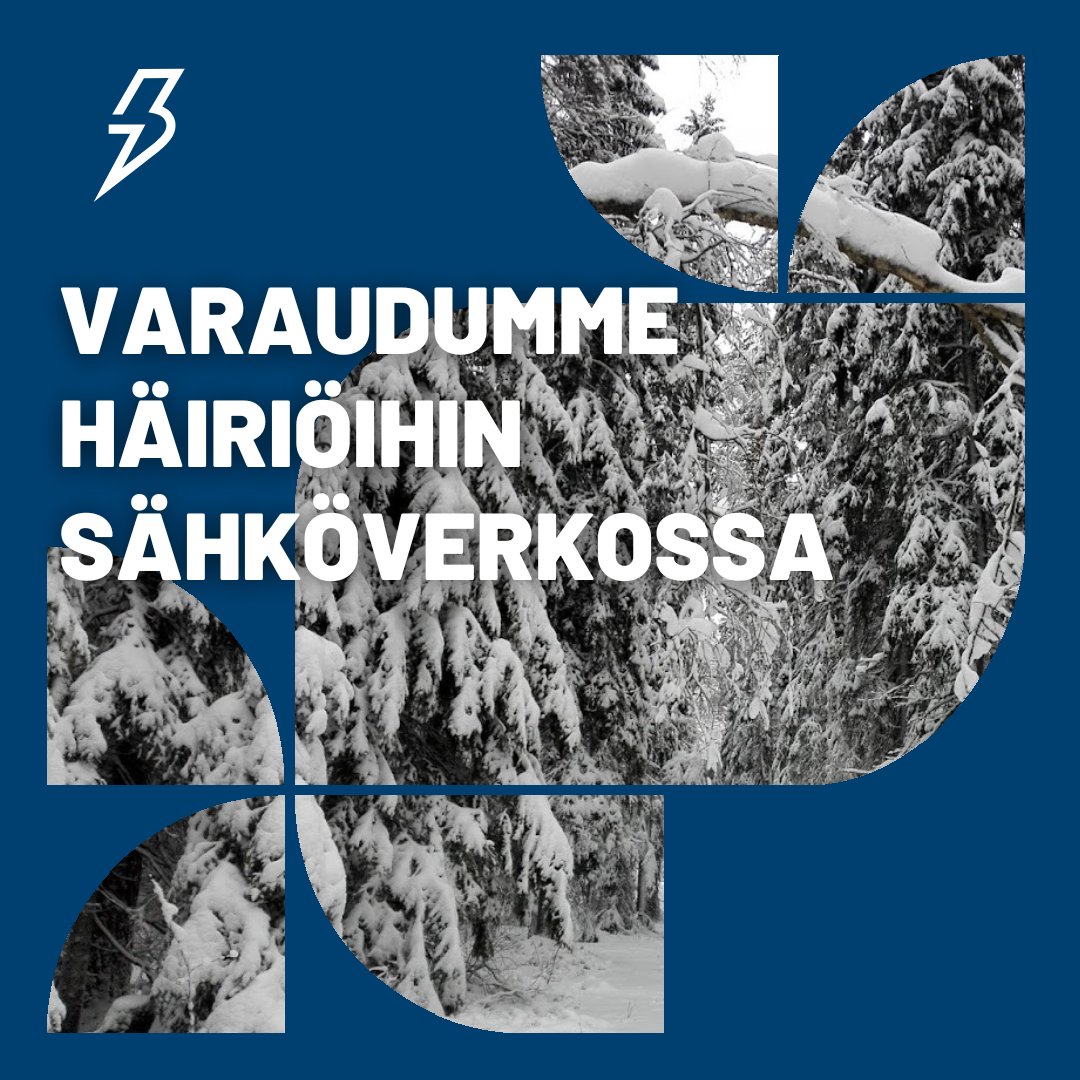 Tampereella tuiskuaa! Viikonlopulle on luvattu  lumisadetta ja tykkylumi voi aiheuttaa sähkökatkoja. Sähköverkon häiriöihin on varauduttu vahvistamalla vianhoidon resurssia.  Ajantasaisen sähkökatkotilanteen näet vikakartastamme➡️ 
tampereensahkoverkko.fi/vikapalvelu/
#sähkökatkot #tampere