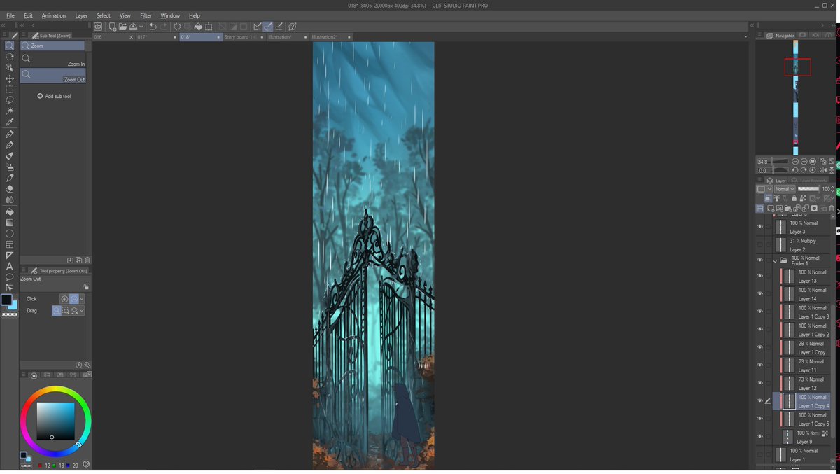 Today I'm working at one of my webtoon's panels and not gonna lie I'm kinda happy with the result of the background! ٩(◕‿◕｡)۶

#webtoon #conceptart #background #comic #galicia #WIP