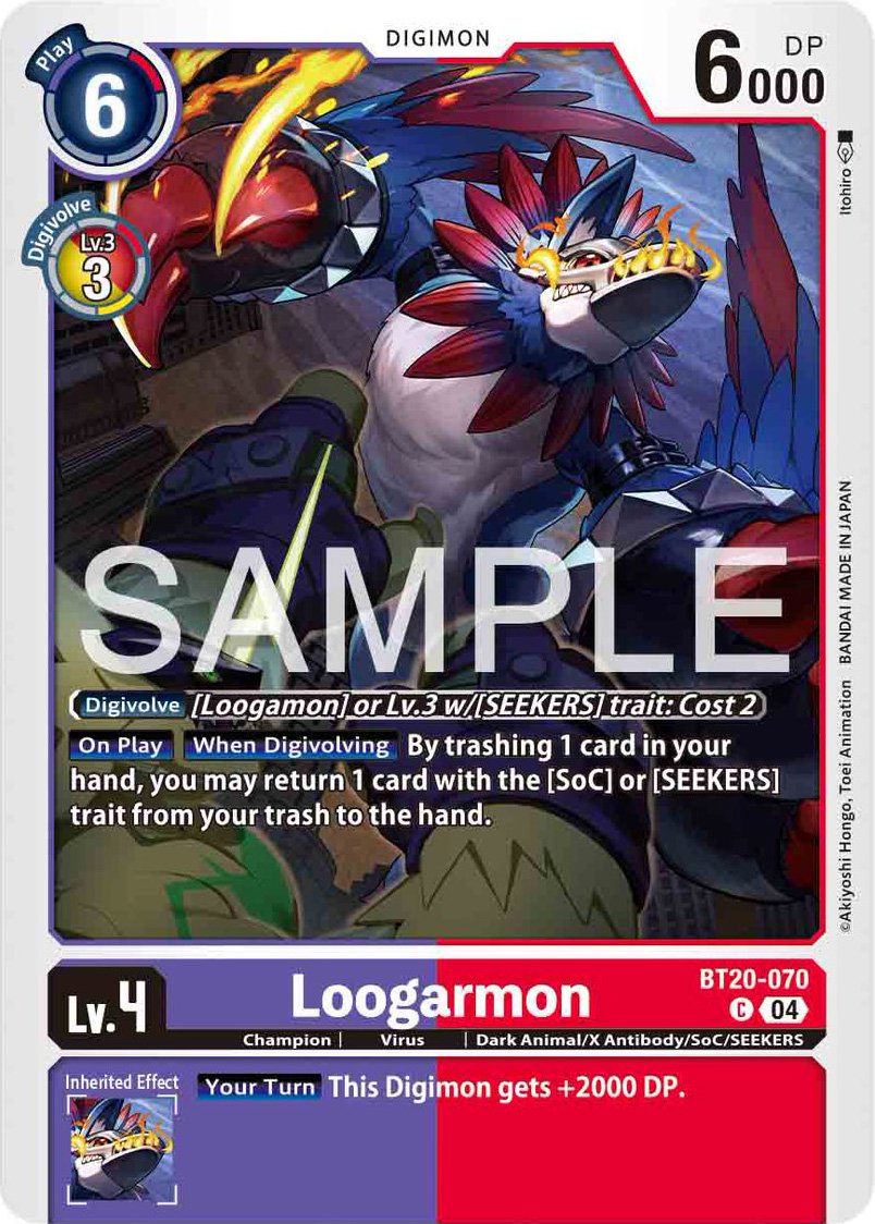Digimon_Freaks's tweet photo. Cartas de #Bulkmon & #Loogamon del #DigimonCardGame Booster Set 20.
#Digimon #TCG https://t.co/QXYWrAfUaO