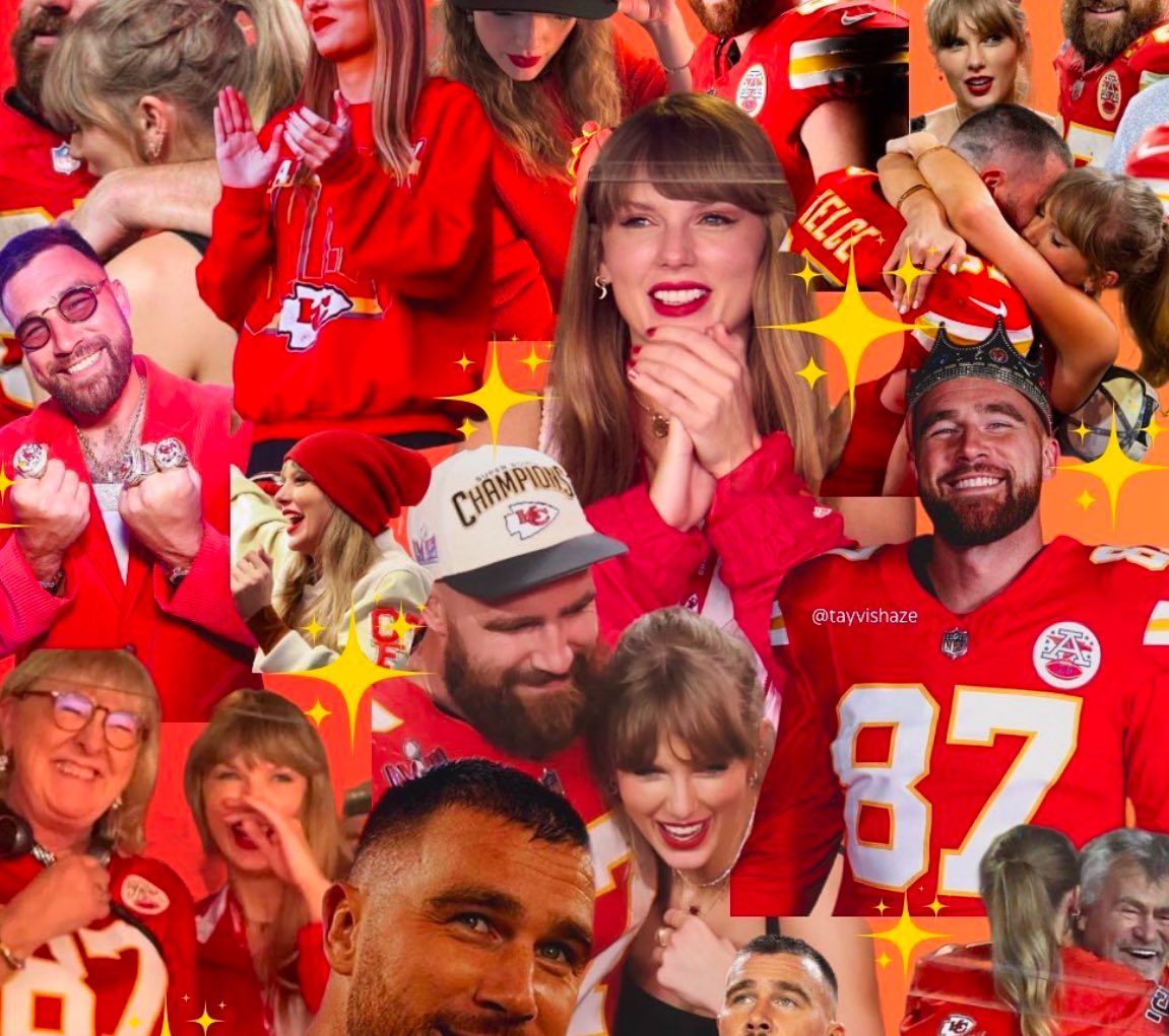 jennaxkc's tweet image. Happy Red Friday Chiefs Kingdom👑 

AND a very Happy Birthday to one of our beautiful Wags, and girlfriend to our own nominee: #WPMOYChallenge +@tkelce (you can retweet to vote♥️💛); Ms. Taylor Swift🥳