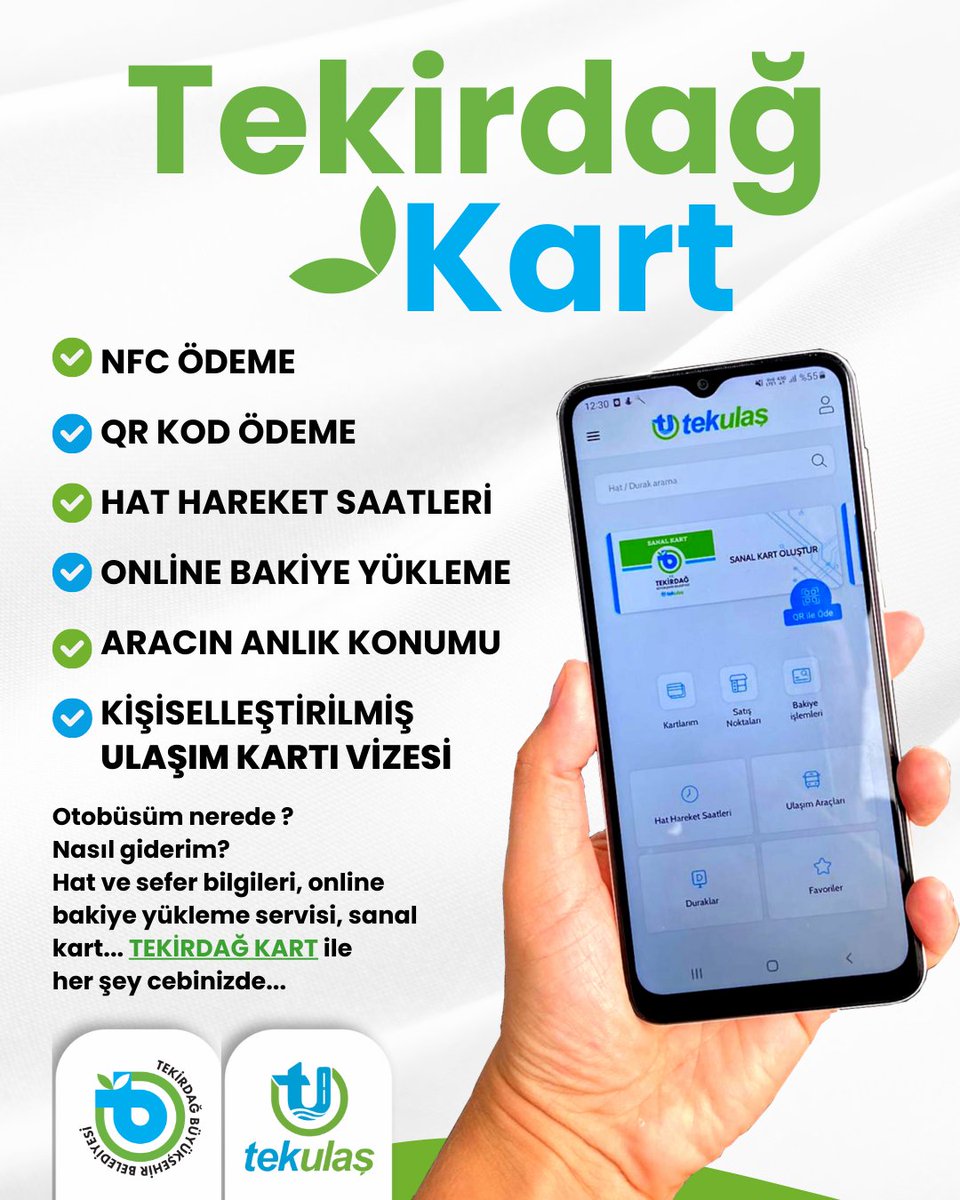 Tekirdağ Otopark Ulaşım A.Ş. tweet media