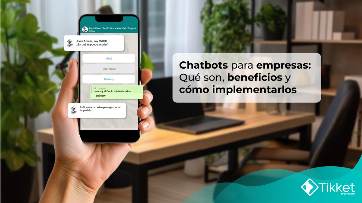 🌟 ¿Alguna vez te atendió un chatbot? Seguramente sí. Esta tecnología se ha convertido en una herramienta clave para las empresas grandes y pequeñas. Conoce más sobre los chatbots, sus beneficios, los tipos que existen y cómo puede implementarlos⬇️ 

sge.st/Eflnz7m